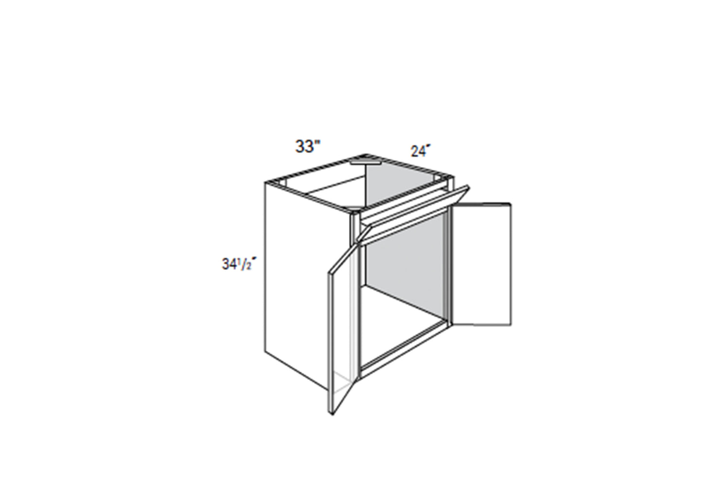 Essex - Sink Base Cabinet W/1 Tilt Out