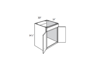 Essex - Sink Base Cabinet W/1 False Drawer & Butt Doors