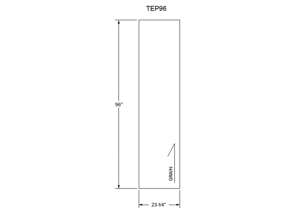 Malibu - Cabinet End Skin