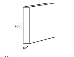Amesbury Recessed - Toe Kick Molding