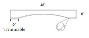 MX Recessed - Flat Arched Valance B