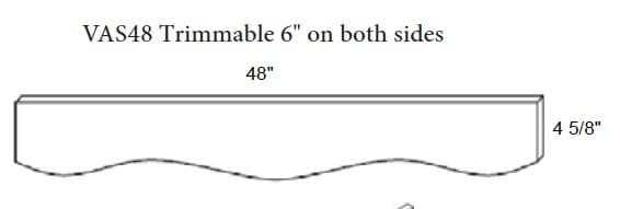 MX Shaker - Flat Scrolled Valance