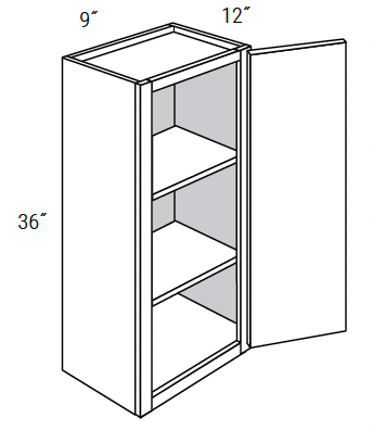 Yarmouth Raised - Wall Single Door 36" Tall