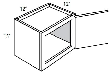 Yarmouth Slab - Wall Single Door 15" Tall