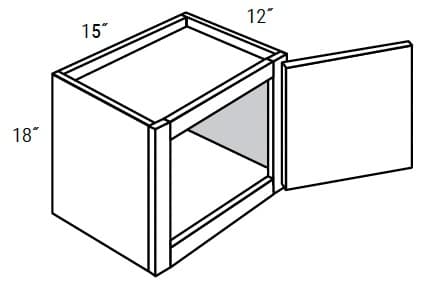 Yarmouth Slab - Wall Single Door 18" Tall