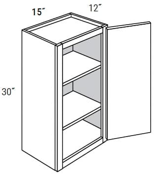 Yarmouth Slab - Wall Single Door 30" Tall