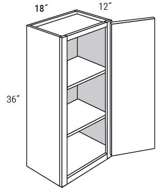 Yarmouth Slab - Wall Single Door 36" Tall