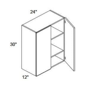 Alvic - Wall Double Doors W/Butt Doors 30" Tall