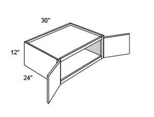 JAR Raised - Wall Cabinets 2 Doors 24