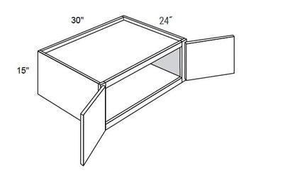 MX Recessed - Wall Cabinets 2 Doors 24" Deep & Butt Doors