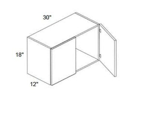 Trends - Wall Double Doors W/ 2 Butt Doors 18