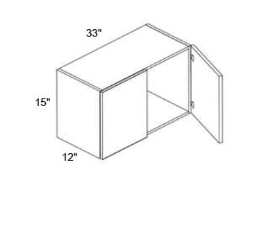 Alvic - Wall Double Doors W/ 2 Butt Doors 15" Tall