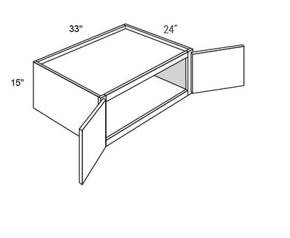 MX Recessed - Wall Cabinets 2 Doors 24" Deep & Butt Doors