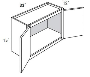 Amesbury Recessed - Wall Double Doors W/ 2 Butt Doors 15
