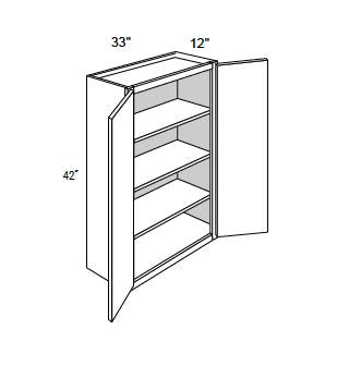 Petit - Wall Double Doors W/Butt Doors 42" Tall