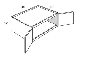 Amesbury Recessed - Wall Refrigerator Cabinets 2 Doors 24