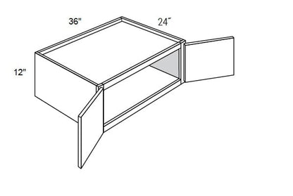 MX Recessed - Wall Cabinets 2 Doors 24" Deep & Butt Doors