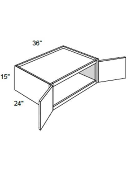 MX Recessed - Wall Cabinets 2 Doors 24" Deep & Butt Doors