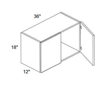 Alvic - Wall Double Doors W/ 2 Butt Doors 18" Tall