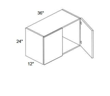Alvic - Wall Double Doors W/ 2 Butt Doors 24" Tall