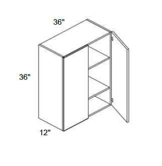 Alvic - Wall Double Doors W/Butt Doors 36" Tall