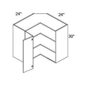 Trends - Wall Pie Cut Corner Cabinet