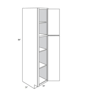 Alvic - Tall 2 Door Pantry