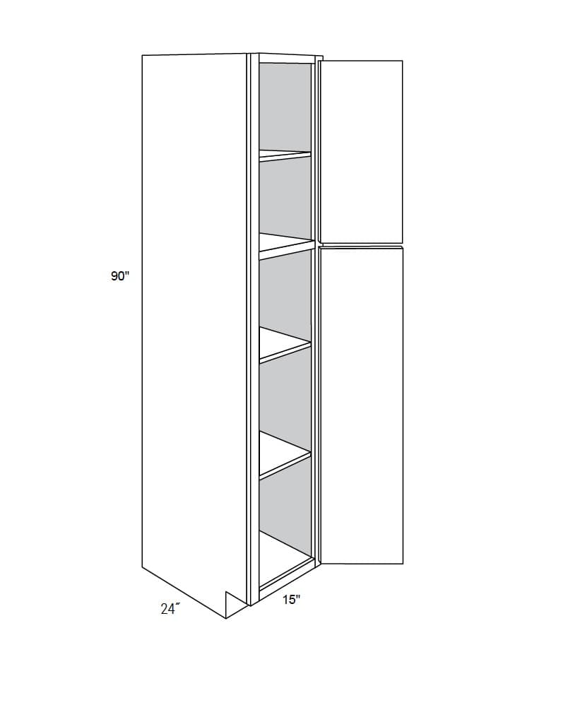 Alvic - Tall 2 Door Pantry