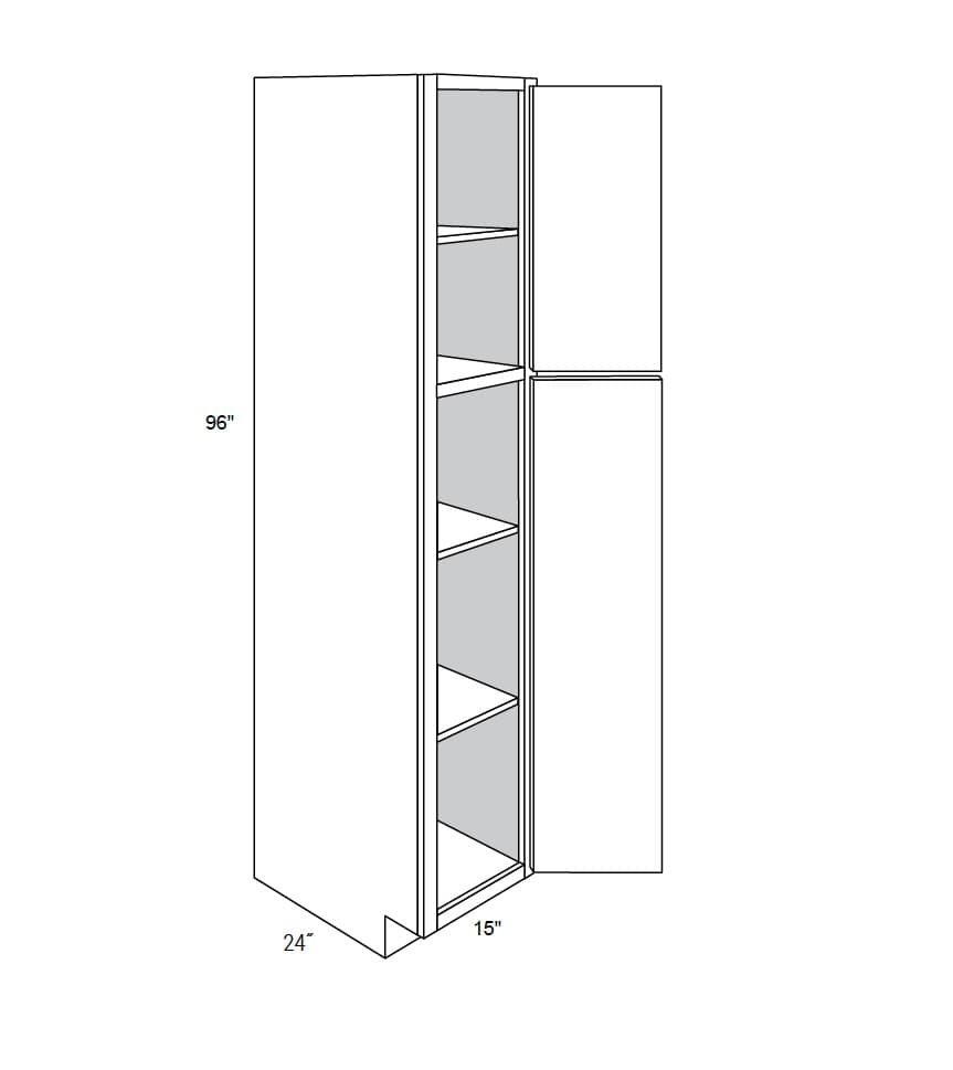 Alvic - Tall 2 Door Pantry