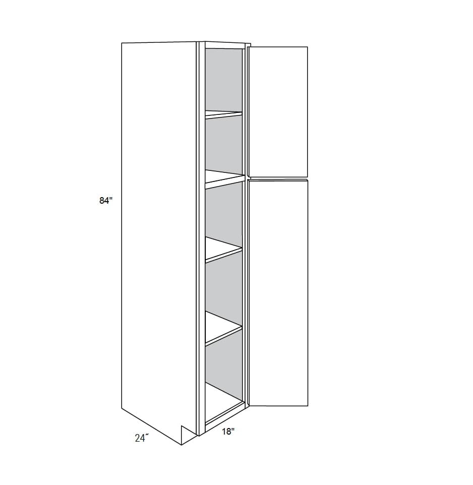 Alvic - Tall 2 Door Pantry