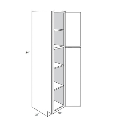 Alvic - Tall 2 Door Pantry