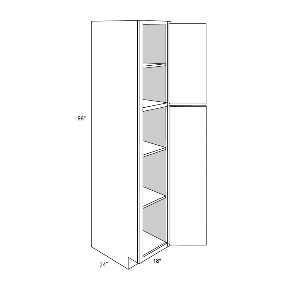 Alvic - Tall 2 Door Pantry