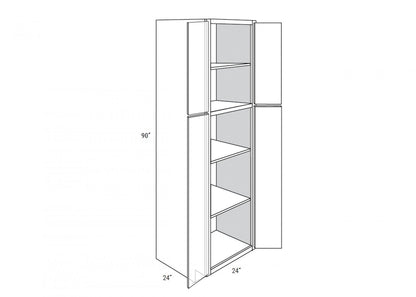 Alvic - Tall 4 Doors Pantry W/ Butt Doors
