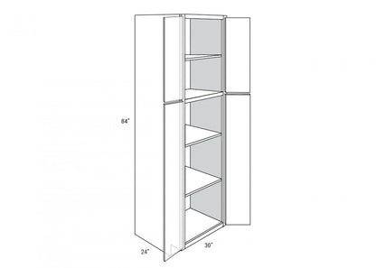 Alvic - Tall 4 Doors Pantry W/ Butt Doors