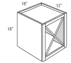 Amesbury Recessed - Wall Wine Rack
