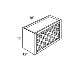 JAR Transitional - Wall Wine Rack